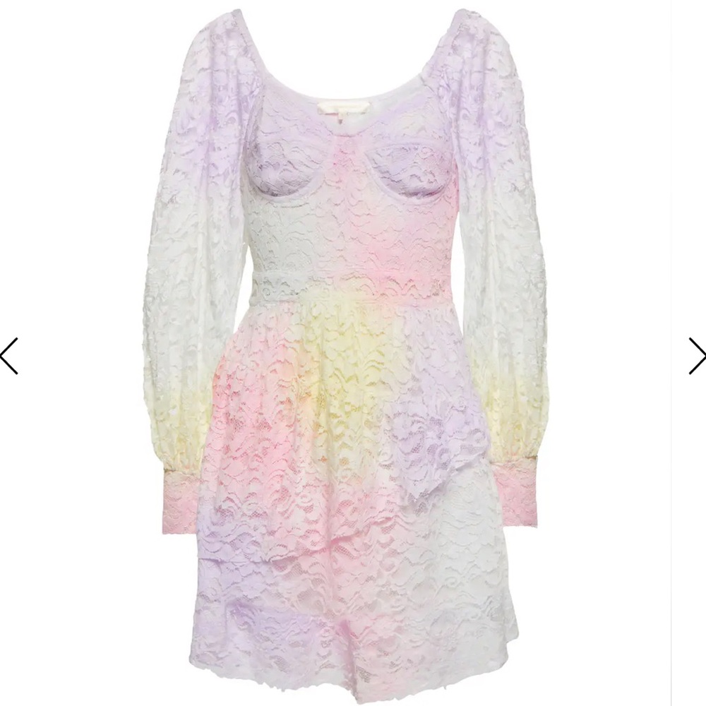 NWT LoveShackFancy Alela Lace Minidress